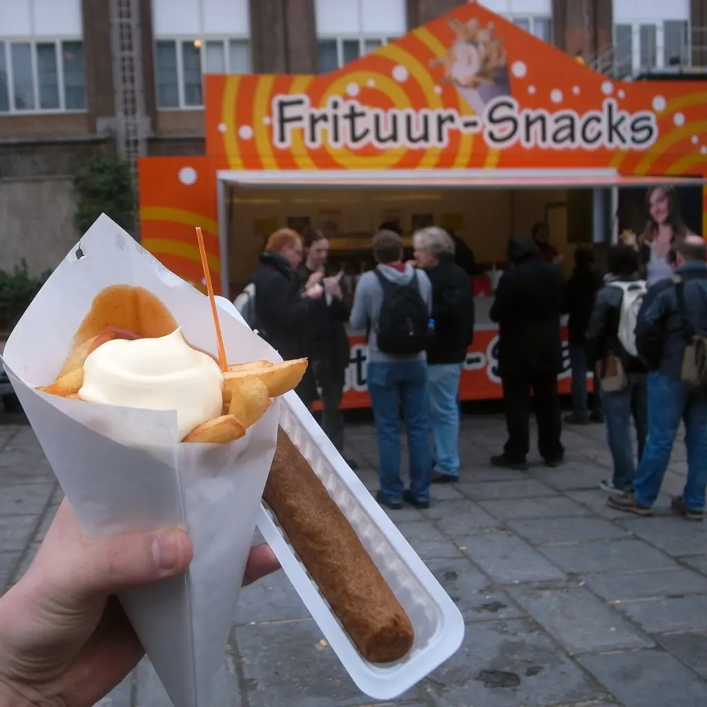 Belgium has 4,500 fry shops, according to the fry vendors’ union president Bernard Lefevre.