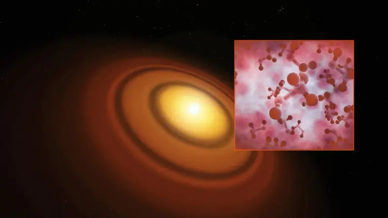 Astronomers catch the youngest known planet, under a million years old and 55 AU from its star