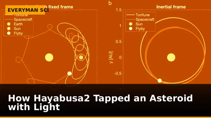 How Hayabusa2 Tapped an Asteroid with Light