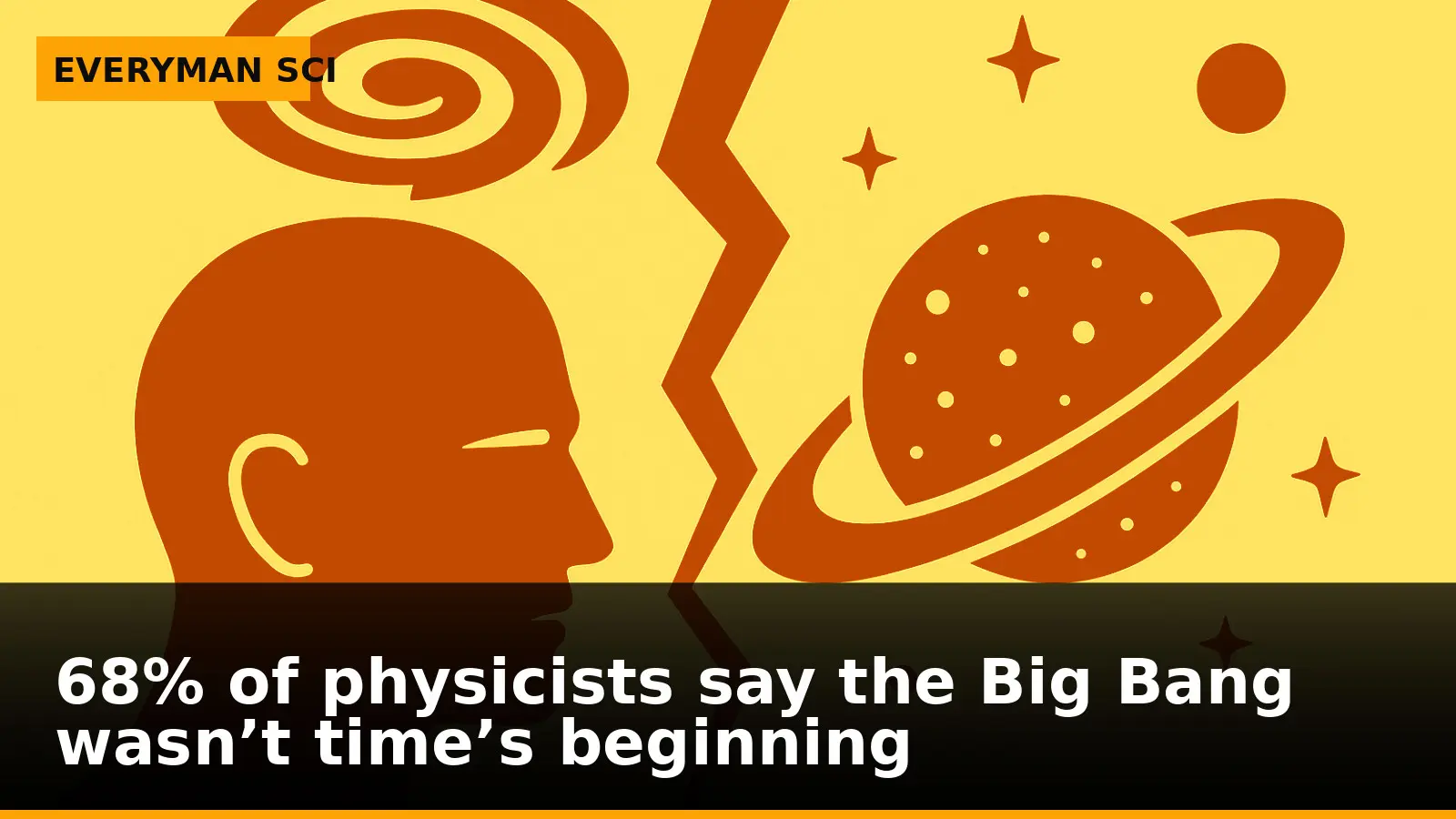 68% of physicists say the Big Bang wasn’t time’s beginning