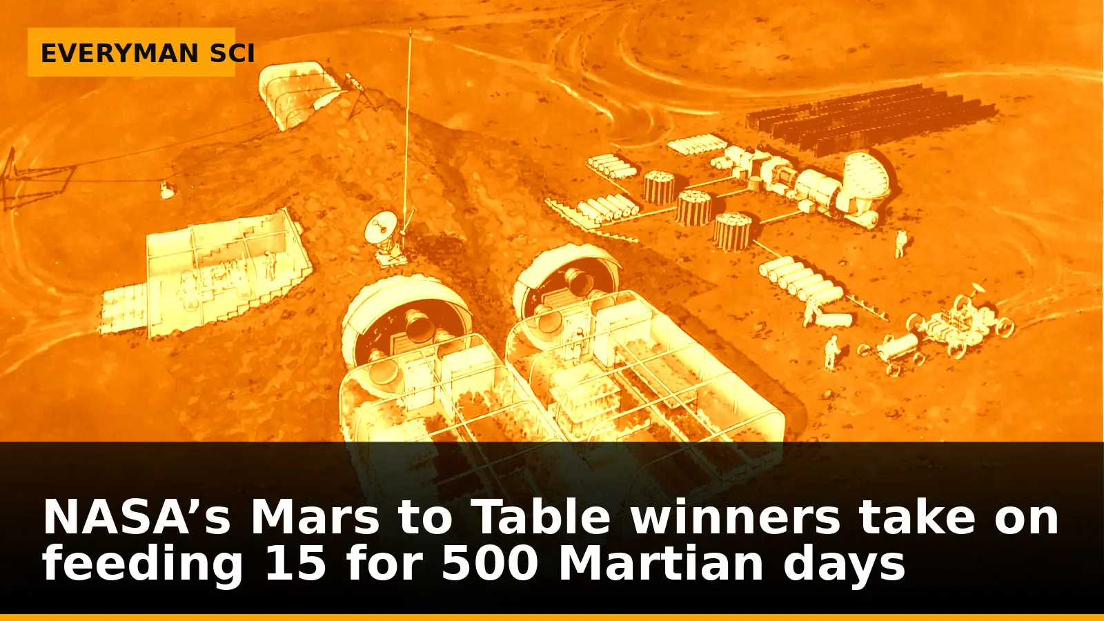 NASA’s Mars to Table winners take on feeding 15 for 500 Martian days