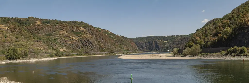 River flows were the lowest since records began in 1992, affecting transport and cooling water supplies.