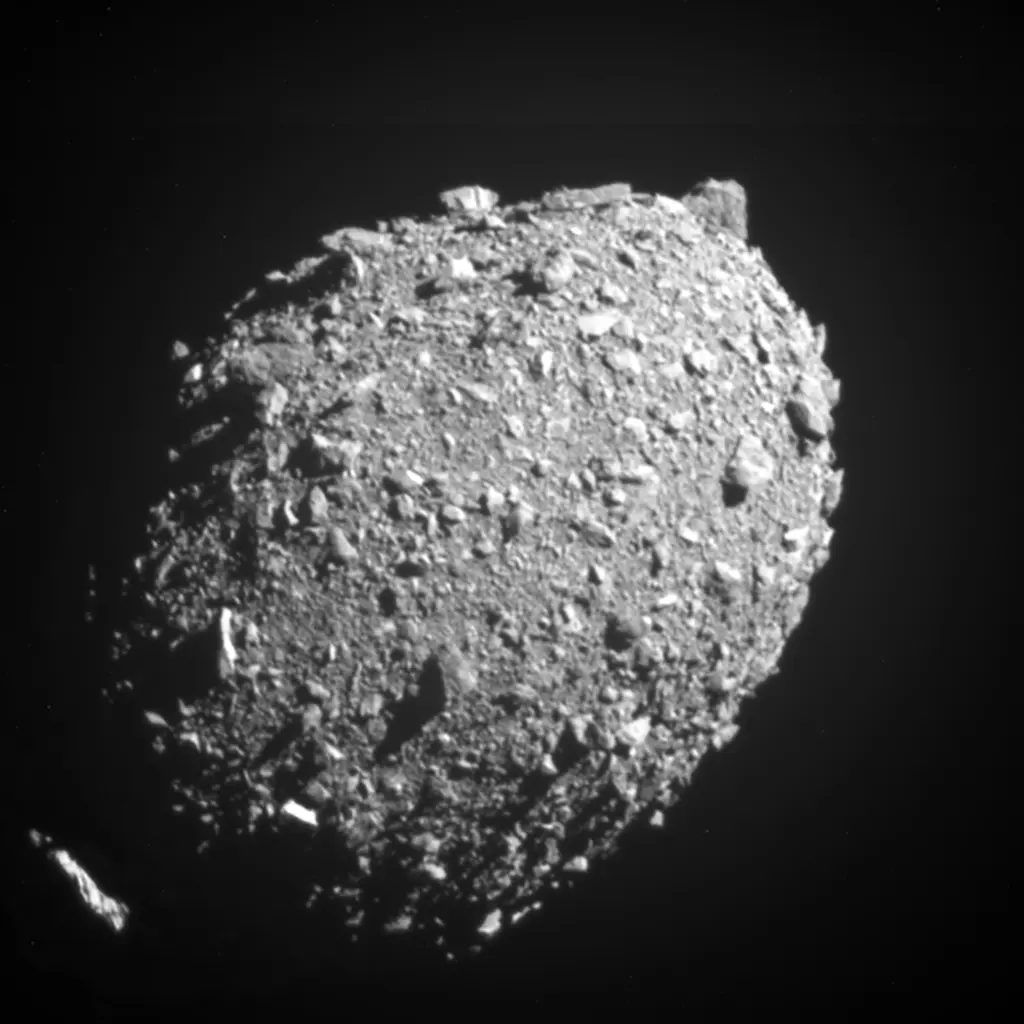 NASA’s DART mission demonstrated kinetic deflection in 2022 by striking the asteroid moon Dimorphos.