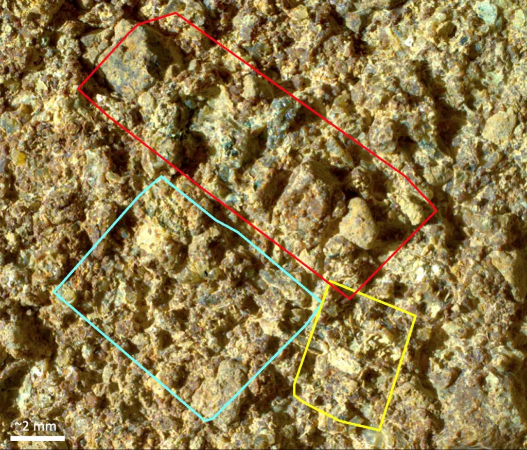 Perseverance carries material swatches and the PIXL and SHERLOC instruments, which NASA used to assess dust sizes on Mars.