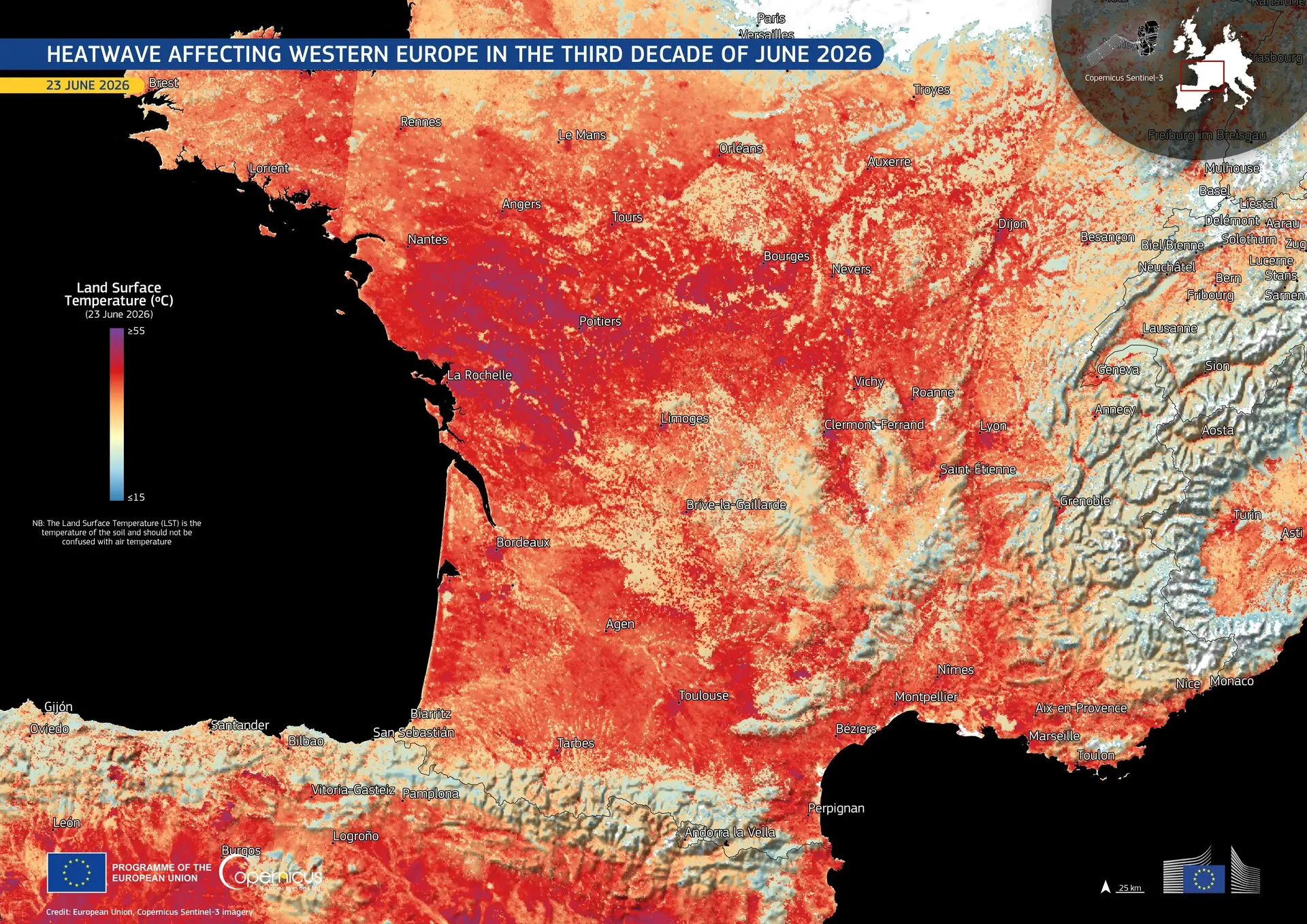 Europe’s long hot summer packed four top-10 heat waves, 41 stress days, and rivers at 1992 lows